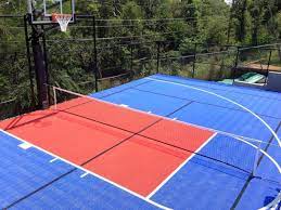 outdoor basketball court flooring