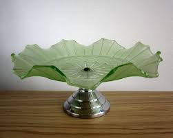 Glass Cake Stand Or Fruit Bowl