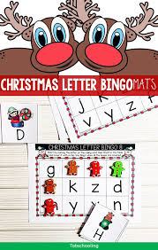 christmas alphabet bingo game