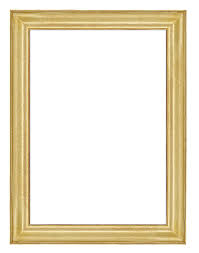 21st century contemporary gold frame