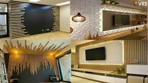 Wooden Wall Panel Pvc With Led Lights