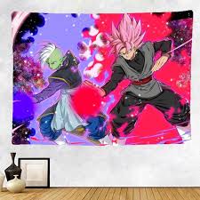 Banpresto dragon ball z blood of saiyans goku black super saiyan rose action figure. Dragon Ball Z Goku Black Zamasu Wall Hanging Home Decor Tapestry Shop Dbz Clothing Merchandise