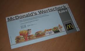 McDonalds Wertschecks/Gutscheine für zwei Cheeseburger angekommen -  Killerwal.com - Luxus Reiseblog & Videoblog