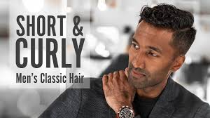 curly hair for clic men