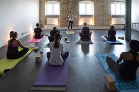 yoga for beginners at boathouse in