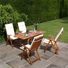Extending Table Outdoor Dining Set