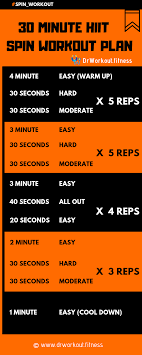 30 minute hiit spin workout plan