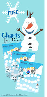 Free Frozen Reward Chart For Kids 123 Homeschool 4 Me