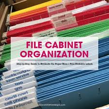 file cabinet organized