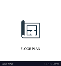 floor plan icon simple element royalty