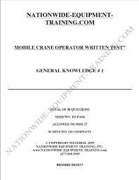 Buy Crane Operator Practice Load Chart Exams Tll Large