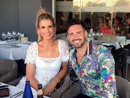 This morning at 3:55am, we welcomed our son into a quiet london hospital. Vogue Williams And Spencer Matthews At La Sala Puerto Banus
