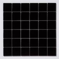 Black Gloss Square Tiles 30x30cm