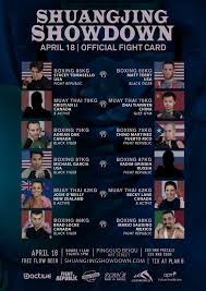 Maybe you would like to learn more about one of these? Fight Card èµ„è®¯ News Shuangjing Showdown