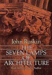 The Seven Lamps of Architecture eBook de John Ruskin - 1230002256306 |  Rakuten Kobo Brasil