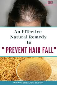 fenugreek methi to prevent hair fall