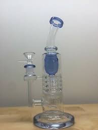 blown glass double perc water