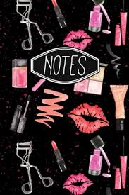 makeup cosmetics pattern notebook 6
