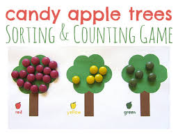 candy apple math game for kids no