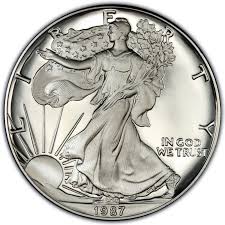 1987 American Silver Eagle Values And Prices Coinvalues Com