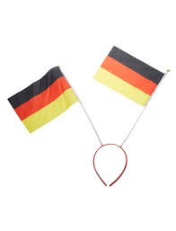 Die flaggen der bundesrepublik wurden 1946 mit der verabschiedung der verfassung der bundesrepublik deutschland offiziell angenommen. Haarreif Mit Deutschlandfahnen Fur Die Wm Oder Em Kaufen Deiters