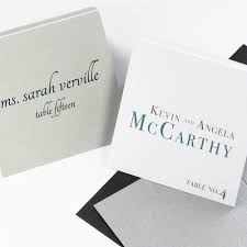 Wedding Place Cards With Guest Names Printed Or Blank