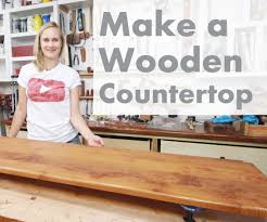 Now i know how to do it!! How To Make A Wooden Countertop 8 Steps With Pictures Instructables
