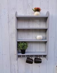 Wooden Wall Shelves Open Shelving Unit