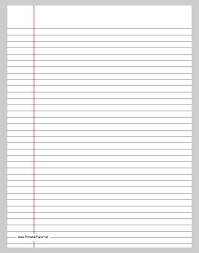 Line Paper Template For Word