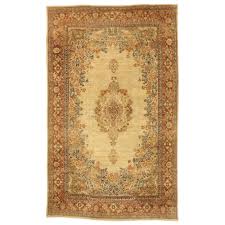 antique persian mahal rug with rustic