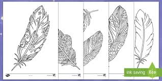 And of course, this page is suitable not only for the smallest but also for those who like to paint simple things. Matariki Feathers Mindfulness Colouring Pages Teacher Made