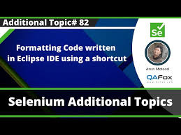 formatting the code in eclipse ide