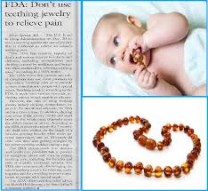 teething jewelry unsafe for children