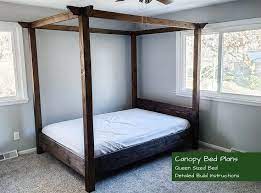 Canopy Bed Plans Queen Bed Plan