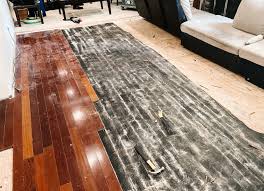 remove nailed down hardwood flooring