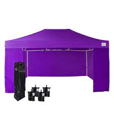 purple canopy tent