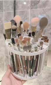 makeup organizer makeup brush stand