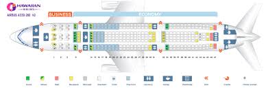 Seat Map Airbus A330 200 Hawaiian Airlines Best Seats In