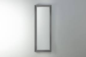 skylar full length wall mirror in grey
