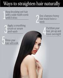 That involves getting it clean, which means washing and drying it. How To Straighten Hair Naturally Femina In