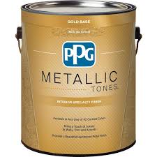 Ppg Metallic Tones 1 Gal Gold Metallic