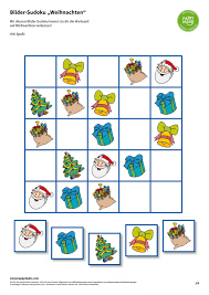 7 bilder mit jeweils 10 unterschieden im weihnachtslook. Bilder Sudoku Weihnachten Happydadoo