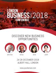Business Conference Poster Flyer Template Postermywall