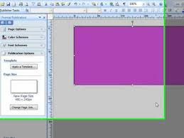 create a banner in microsoft publisher