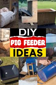 19 homemade diy pig feeder plans