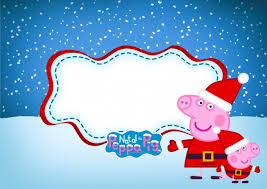 Peppa Pig In Christmas Free Printable Invitations Oh My