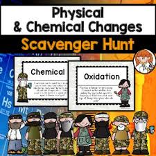 Chemical Changes Scavenger Hunt