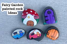 Adorable Fairy Garden Painted Rocks 15