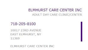 1306918685 npi number elmhurst care