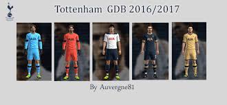 توتنهام هوتسبر مانشستر يونايتد ويغان أتلتيك: Pes 2013 Tottenham 2016 2017 Gdb Kit By Auvergne81 Pes Patch
